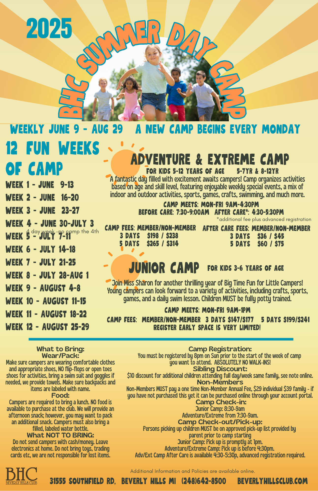 summer camps (11 x 17 in)